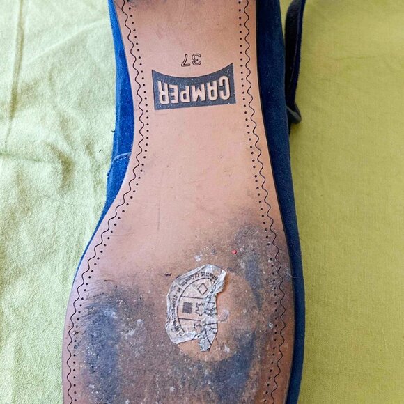 Suede Camper Ballerina Shoes - Picture 3 of 5